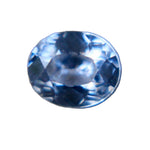 Natural blue sapphire oval cut 0.67 carat unheated Ceylon loose gemstone