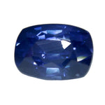 Natural blue sapphire 1.49 carat cushion cut loose gemstone eye clean Ceylon sapphire