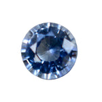 Natural blue sapphire 0.64 carat round cut loose gemstone Ceylon