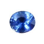0.56ct natural blue sapphire oval cut loose gemstone from Ceylon