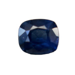 Natural blue sapphire 0.50 carat cushion cut untreated Ceylon loose gemstone