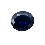 Natural Blue Sapphire Oval Cut 1.18 Carat, Madagascar Sapphire, Heated, Eye Clean Clarity