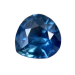 0.78ct natural blue sapphire pear cut from Sri Lanka loose gemstone