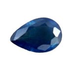 Natural blue sapphire 0.71 carat pear cut loose gemstone Madagascar