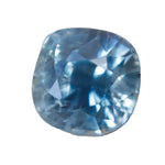 Natural unheated blue sapphire 0.95 carat cushion cut Ceylon loose gemstone
