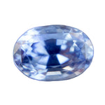 Natural blue sapphire 1.75 carat oval cut Ceylon unheated loose gemstone