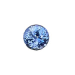Natural blue sapphire 1.10 carat round cut loose gemstone from Ceylon