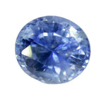 Natural Blue White Sapphire, Oval Cut, 1.50 Carat, Ceylon Origin - Perfect for Engagement Rings and Jewelry Designs