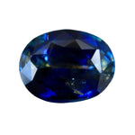 1.02ct Oval Cut Blue Yellow Sapphire β Natural Unheated Bi-Colour Gemstone from Ceylon