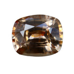 Natural brown zircon cushion cut 1.47 carat untreated gemstone from Ceylon