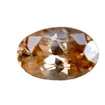 Natural brown zircon 2.01 carat oval cut loose gemstone from Ceylon