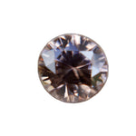 Natural brown zircon 1.31 carat round cut loose gemstone from Ceylon untreated