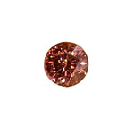 Natural brown zircon 1.70 carat round cut loose gemstone from Ceylon untreated