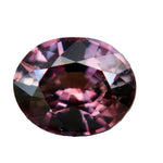0.70ct Brownish Purple Sapphire | Oval Cut | Unheated VVS Madagascar Gemstone - sapphire pal