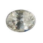 Natural Ceylon White Sapphire – 0.91 Carat Oval Cut - Sapphire pal