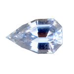 Natural Ceylon White Sapphire – 1.58 Carat Modified Trillion Cut - Sapphirepal