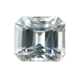 Natural Colourless Sapphire – 0.81 Carat | Asscher Cut | Unheated Gemstone for Engagement Rings - Sapphire pal