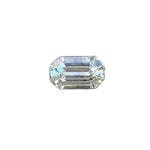 Natural Colorless Sapphire 0.62 Carat Emerald Cut from Ceylon – untreated VVS