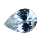 Natural Colourless Sapphire 0.71 Carat Pear Cut Unheated Gemstone from Ceylon – Sapphire Pal Australia