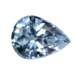 Natural white sapphire 0.90 carat pear cut loose gemstone from Ceylon
