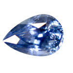 Natural Cornflower Blue Sapphire – 3.40 Carat Pear Cut | Unheated Ceylon Gemstone - Sapphire pal