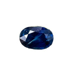 Natural deep blue sapphire 1.03 carat oval cut loose gemstone from Ceylon