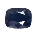 Natural deep blue sapphire 1.02 carat cushion cut Ceylon loose gemstone