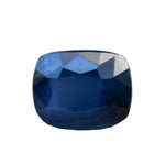 Natural deep blue sapphire 0.97 carat cushion cut Madagascar gemstone