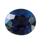Natural deep purple sapphire 1.10 carat oval cut Ceylon untreated loose gemstone