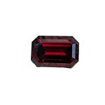 10.77 carat natural garnet emerald cut earth sourced gemstone