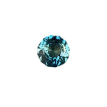 Natural Green Blue Sapphire Round Cut 0.75 Carat Unheated Ceylon Sapphire for Engagement Rings and Custom Jewelry Designs