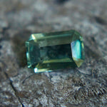 Natural Green Sapphire – 0.63 Carat Emerald Cut, Unheated - Sapphirepal
