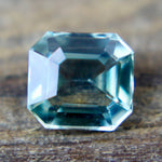 Natural Green Sapphire β 0.82 Carat Asscher Cut (Peacock Sapphire) - Sapphirepal