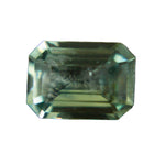 Natural Green Sapphire – 1.01 Carat Emerald Cut, Unheated - Sapphirepal