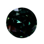 Natural Green Sapphire – 1.61 Carat Round Cut from Madagascar - Sapphire pal