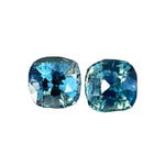 Natural green sapphire pair, cushion cut, 1.70 ct total weight, unheated Ceylon gems – Sapphire Pal