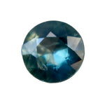 Natural green sapphire 0.46 carat round cut from Madagascar