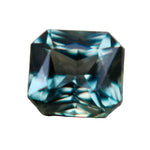 Natural green sapphire, 1.06ct Asscher cut 5.34×4.90mm, Ceylon origin, unheated – Sapphire Pal