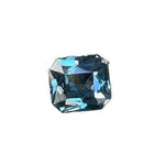 Natural green sapphire 1.12 carat Asscher cut Ceylon VVS unheated loose gemstone