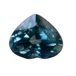 Natural green sapphire heart cut 1.07 carat Australian loose gemstone