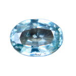 0.53 carat natural green sapphire gemstone, oval cut, unheated, untreated, I clarity, from Madagascar – certified for custom fine jewelry