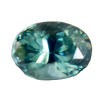 1.06 carat natural green sapphire unheated oval cut loose gemstone from Madagascar