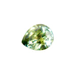 0.86ct Natural Green Sapphire | Pear Cut | Unheated Madagascar Gemstone- Sapphire pal