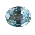 Natural green sapphire 0.68 carat oval cut loose gemstone from Madagascar