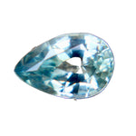 0.70ct natural green sapphire pear cut untreated Madagascan gemstone