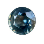Natural green sapphire 0.53 carat round cut loose gemstone from Madagascar