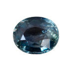 1.66 Carat Natural Green Sapphire – Oval Cut Unheated Loose Gemstone from Madagascar
