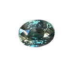 Natural green sapphire 1.65 carat oval cut unheated loose gemstone