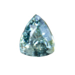 0.74 Carat Trillion Cut Natural Green Sapphire – Unheated Ethical Gem | Sapphire Pal