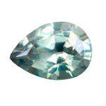 0.42 carat natural green sapphire pear cut gemstone from Madagascar, VS clarity, unheated and untreated β ethical loose gemstone for fine jewelry